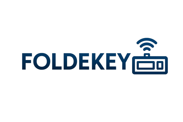 Modern Horizontal FOLDEKEY Logo